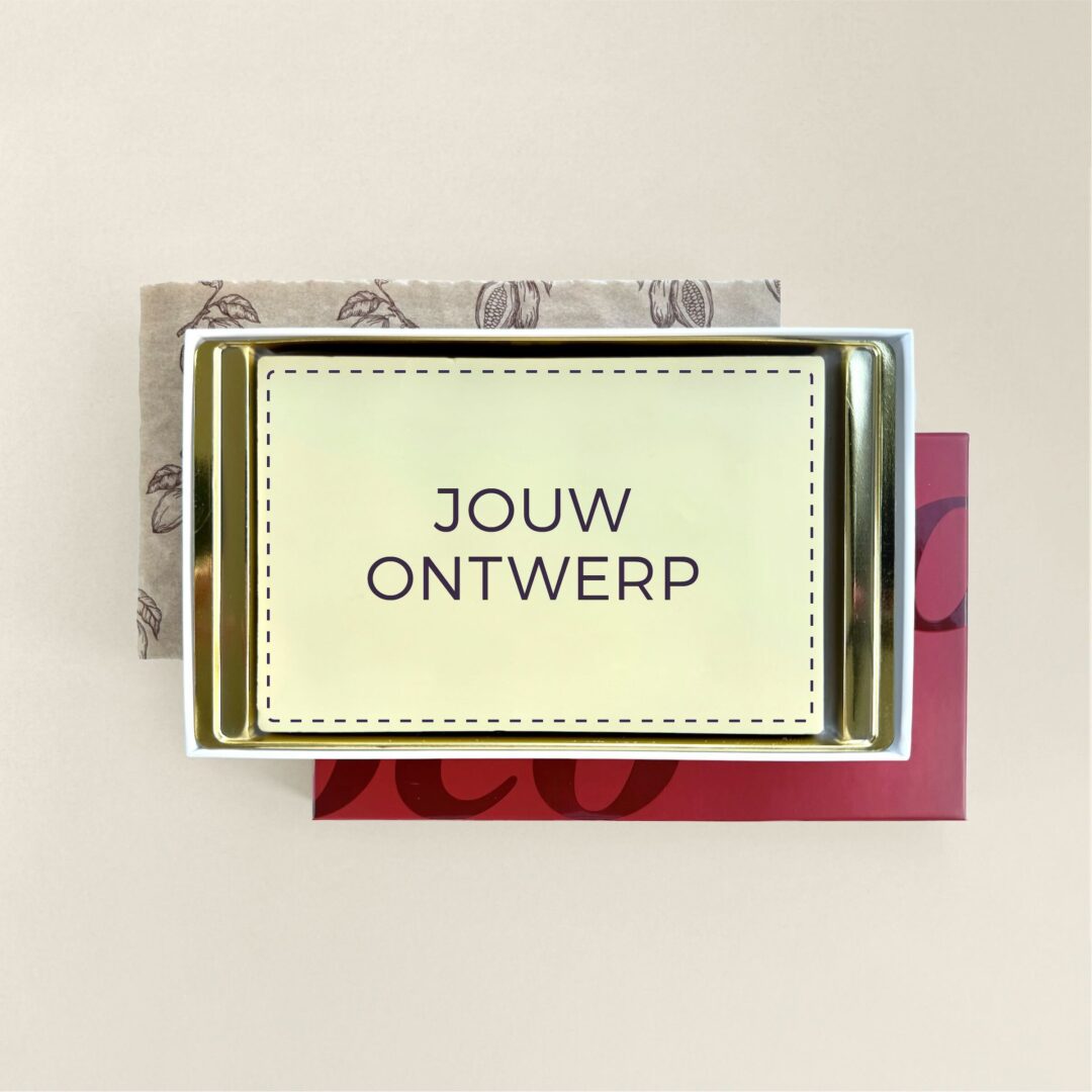 Chocolade tablet met jouw eigen ontwerp