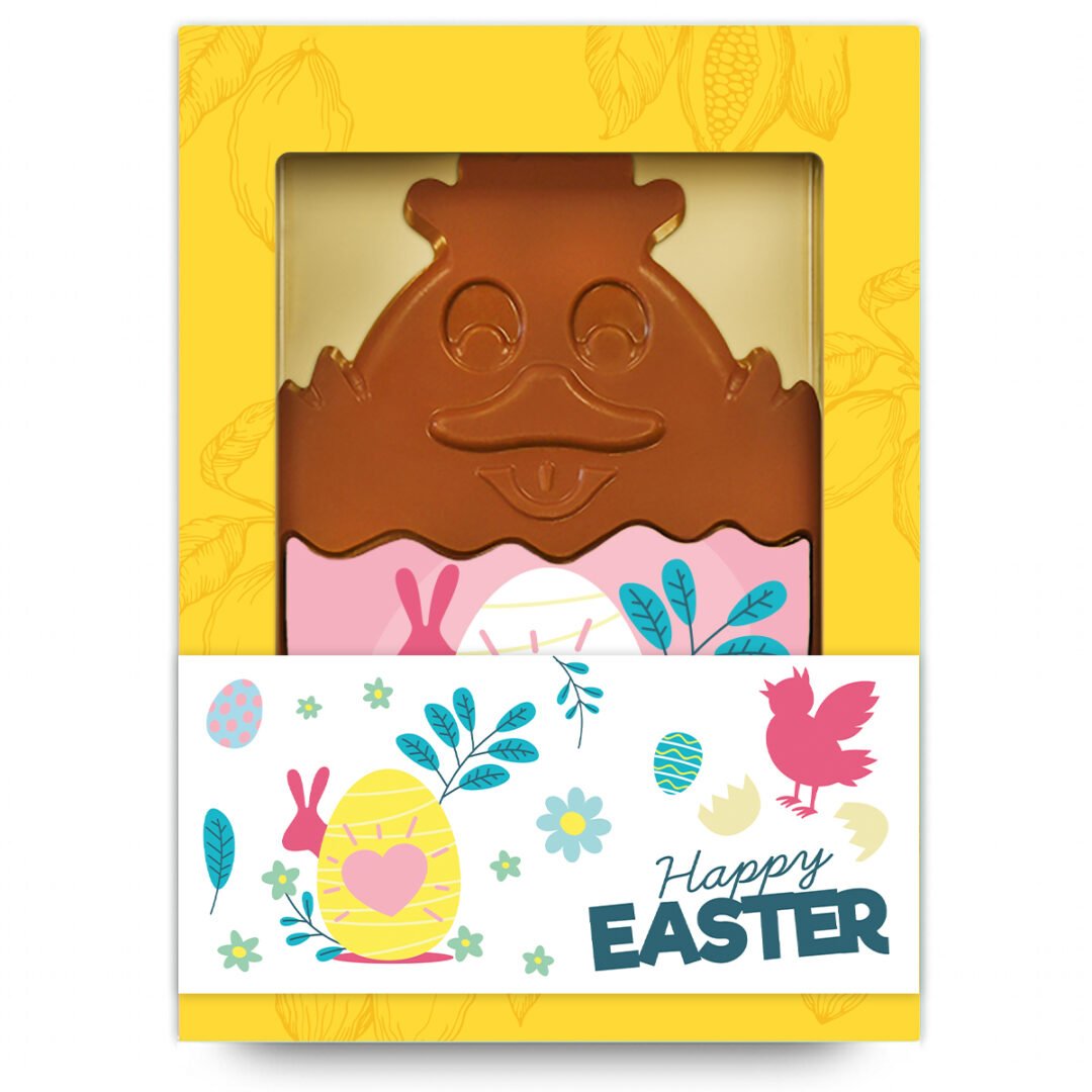 CS00005.063 ChocoShape Küken-Motiv Ostern rosa
