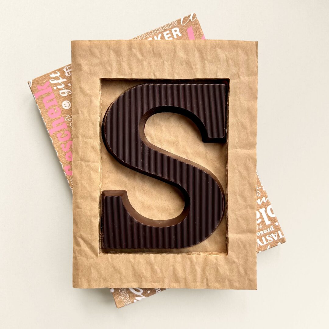 Chocoladeletter S puur milieubewust