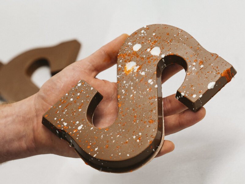 Schokoladenbuchstaben für Unternehmen