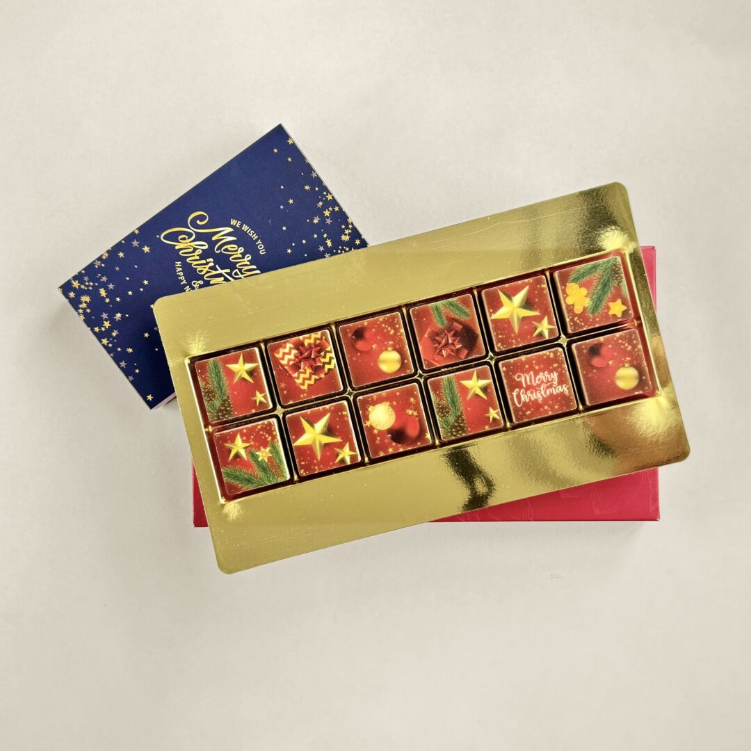 Chocoladeblokjes 12 kerst