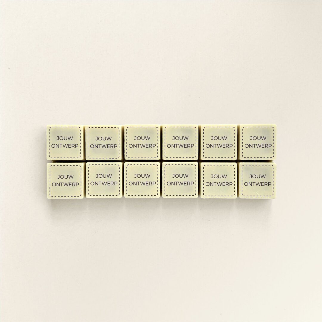 chocolade logoblokje 12x