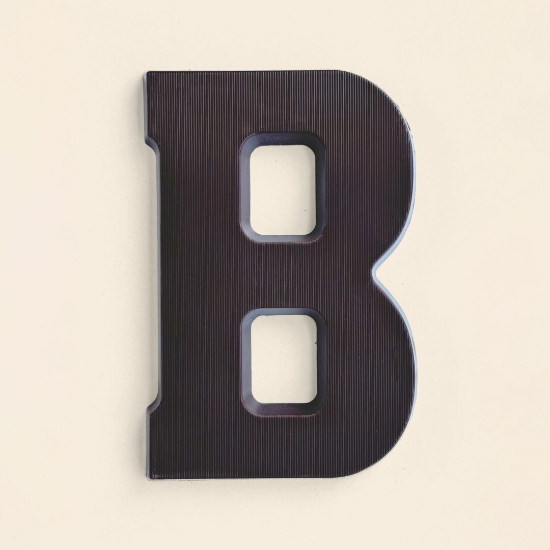 Chocoladeletter B Puur