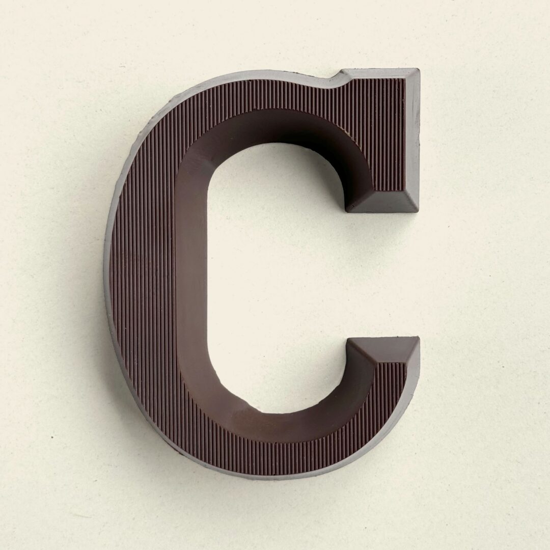Chocoladeletter C Puur