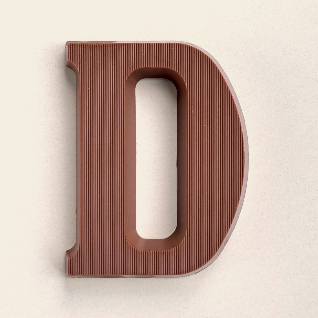 Chocoladeletter D Melk