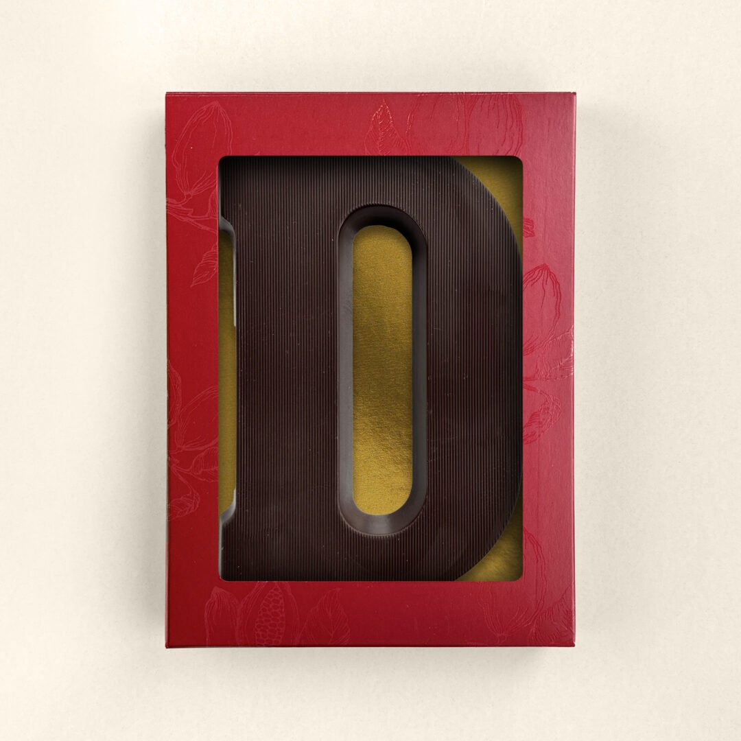 Chocoladeletter D Puur