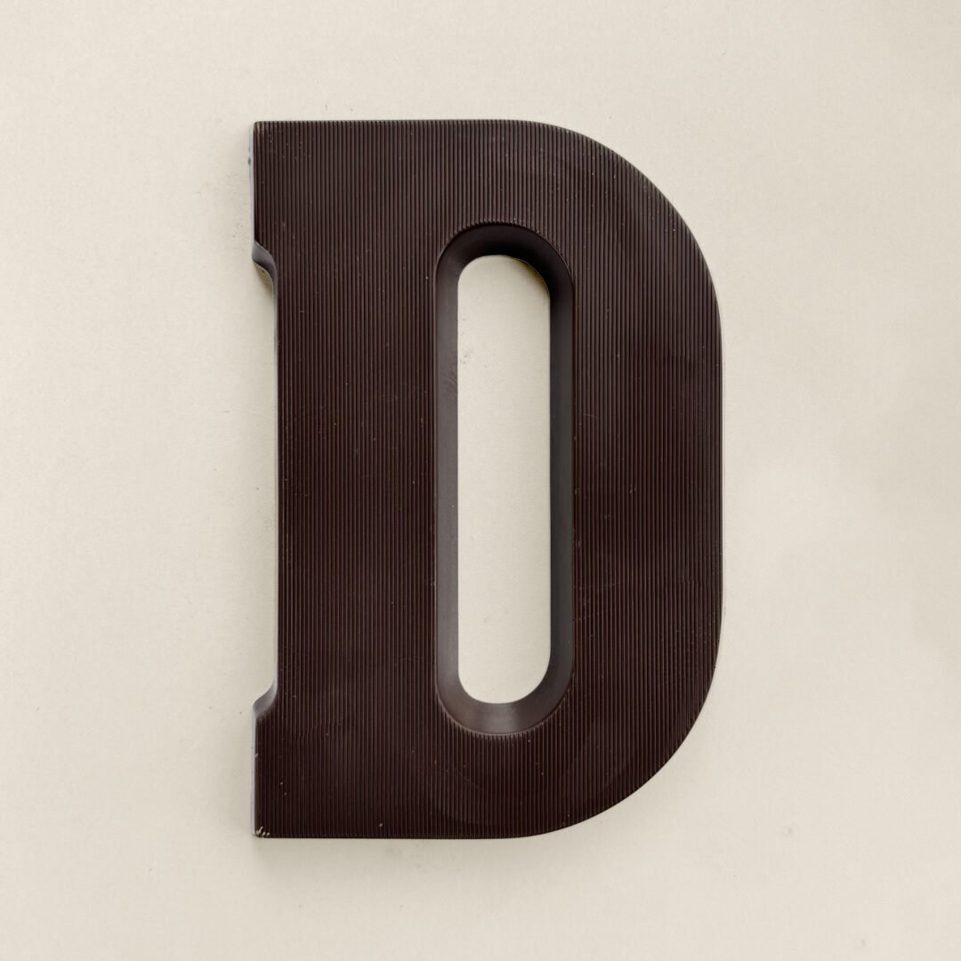 Chocoladeletter D Puur