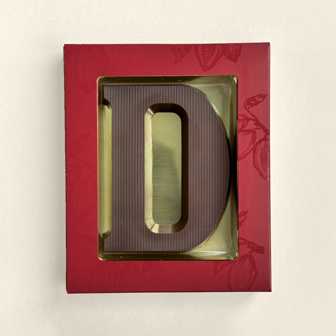 Chocoladeletter D Puur
