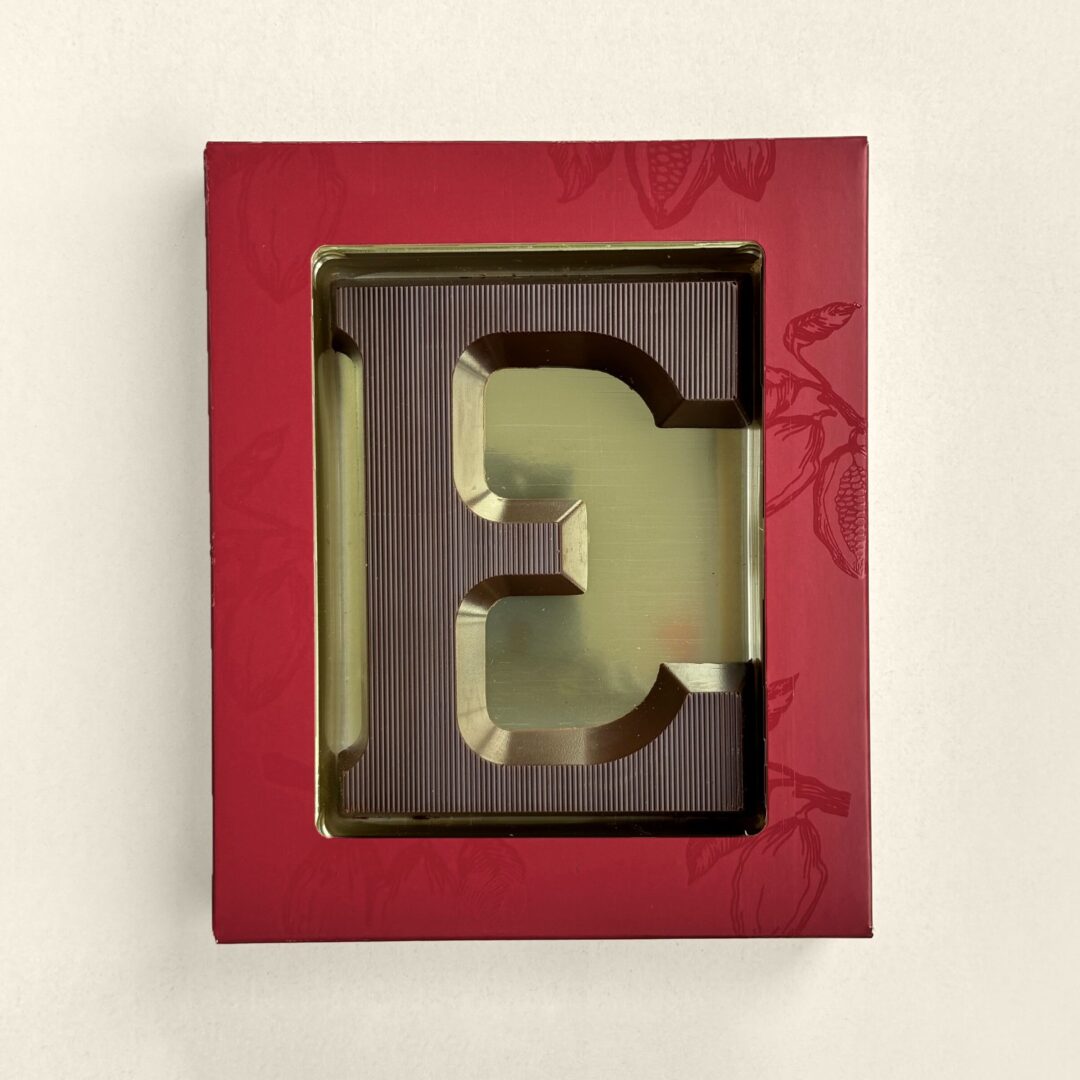 Chocoladeletter E Puur