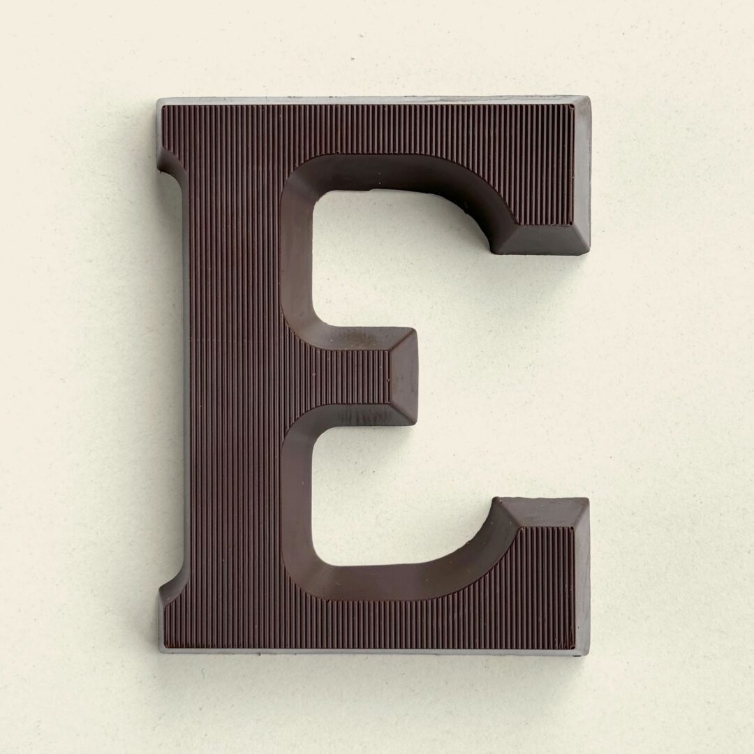 Chocoladeletter E Puur