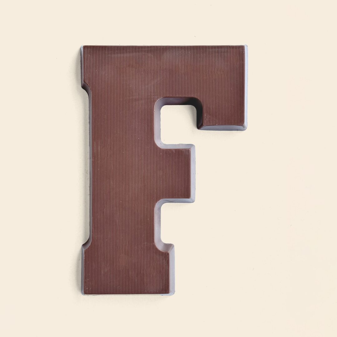 Chocoladeletter F Melk