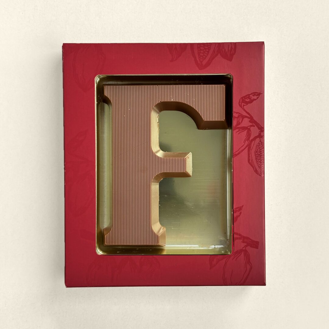 Chocoladeletter F Melk