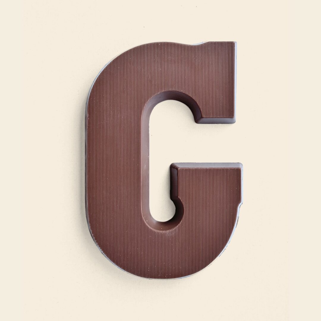 Chocoladeletter G Melk