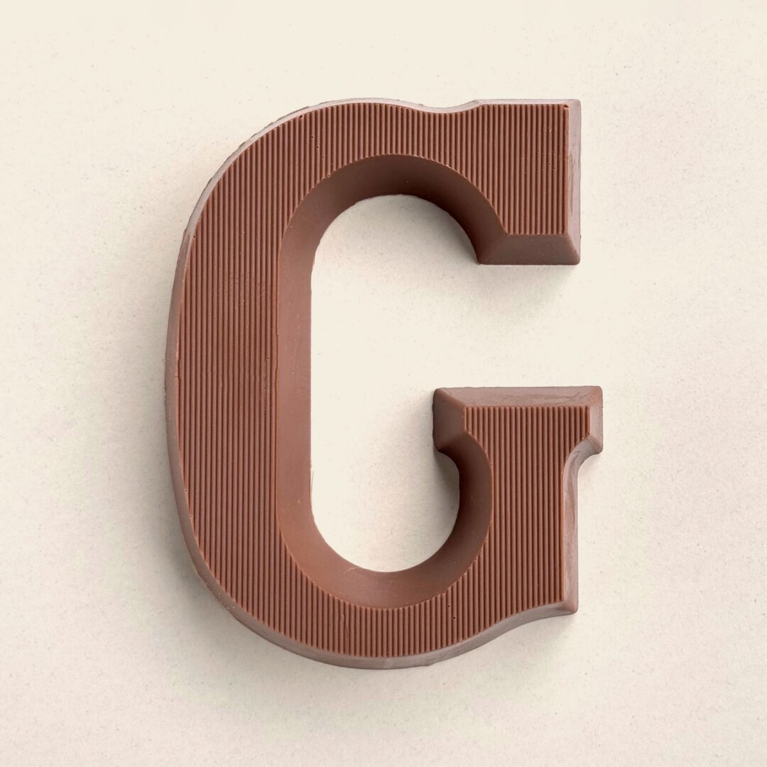 Chocoladeletter G Melk