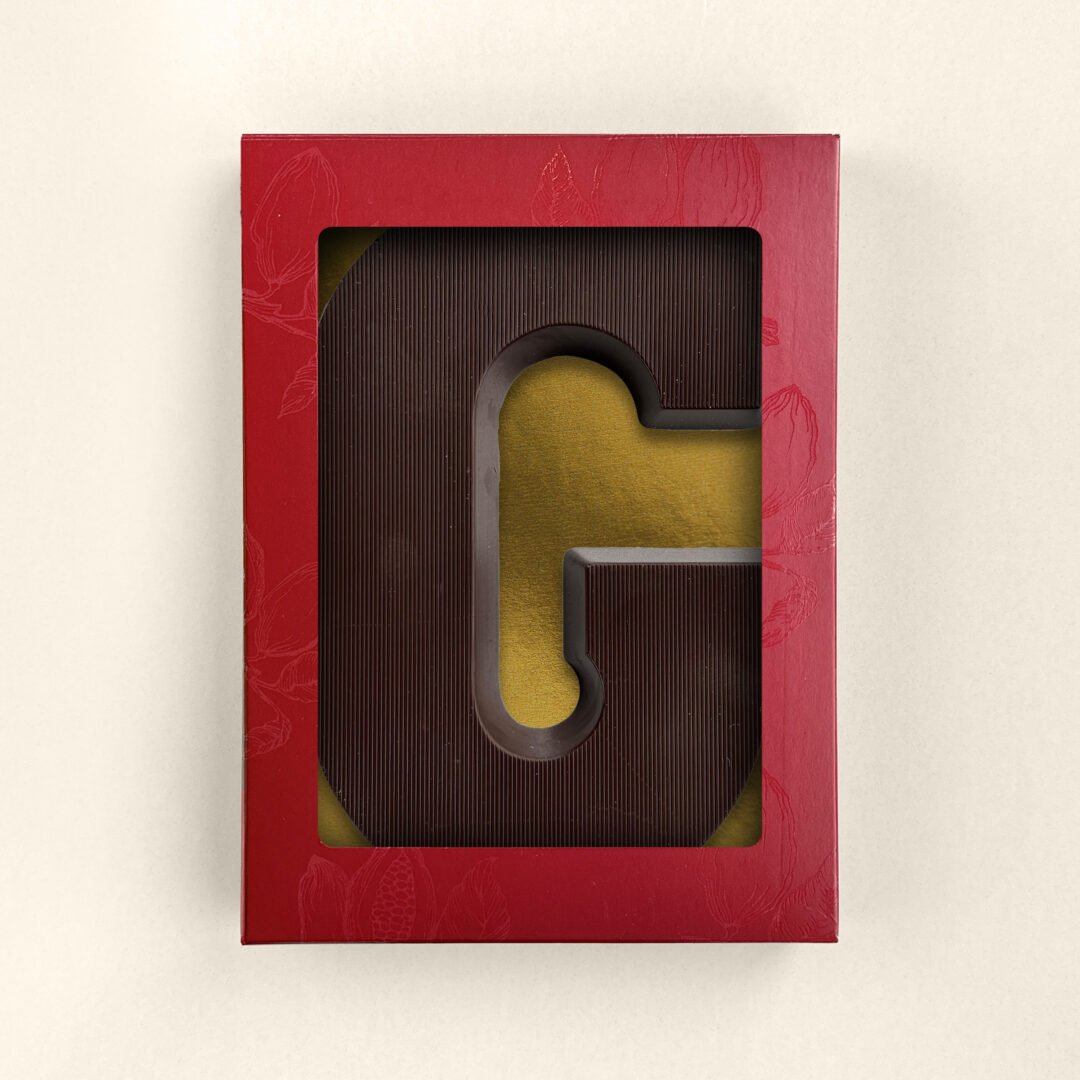 Chocoladeletter G Puur