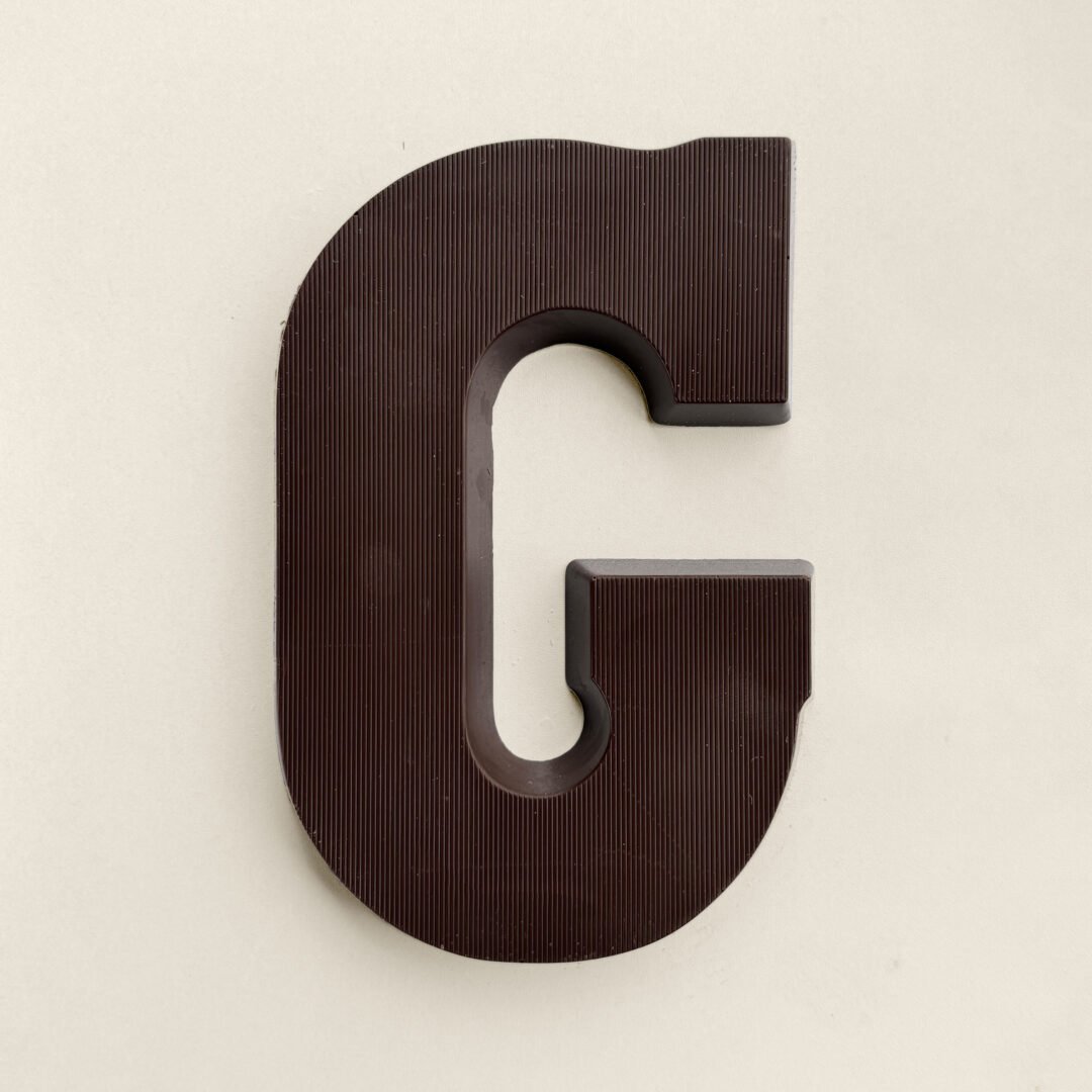 Chocoladeletter G Puur