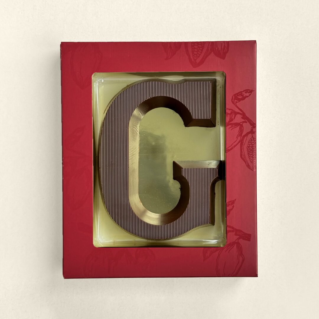 Chocoladeletter G Puur
