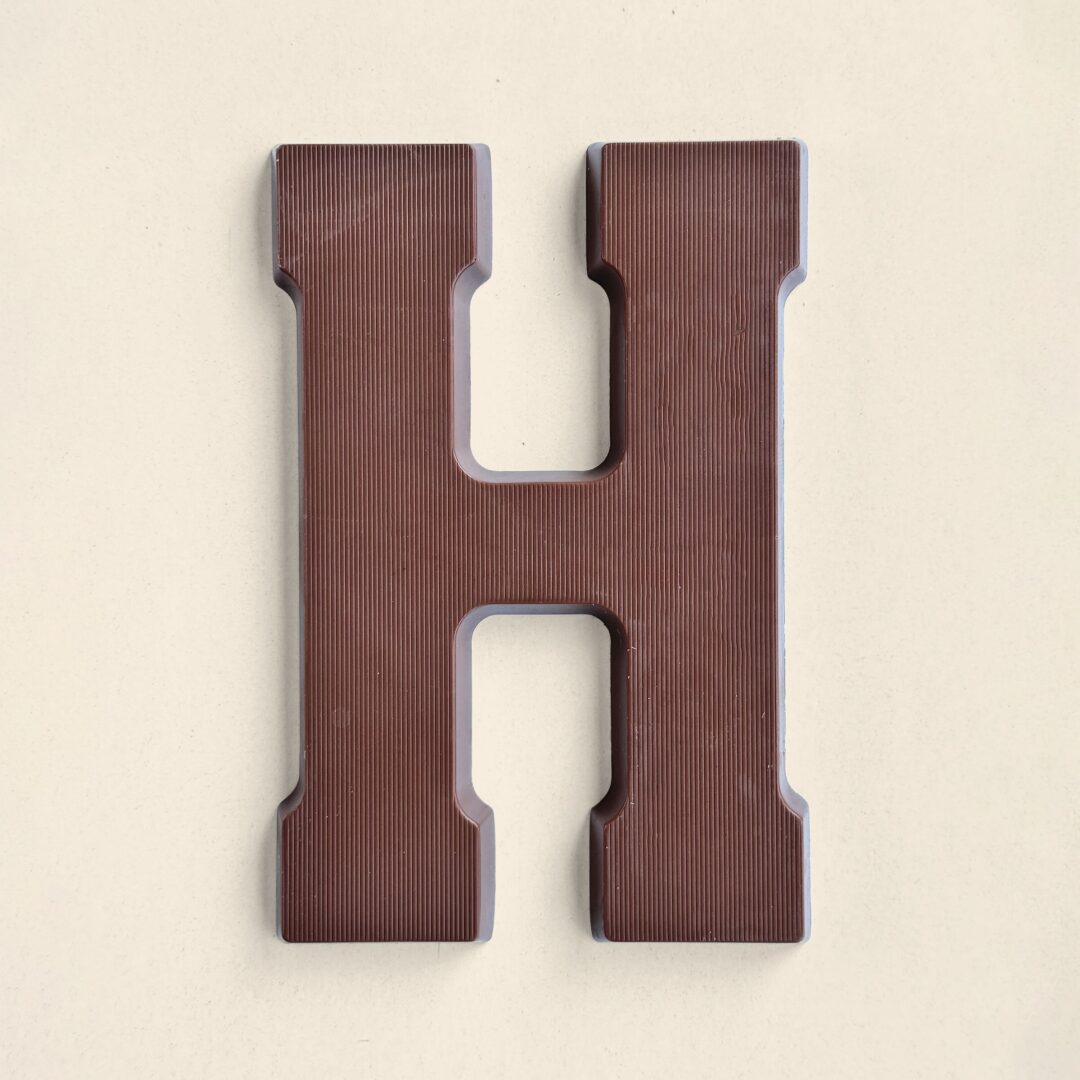 Chocoladeletter H Melk