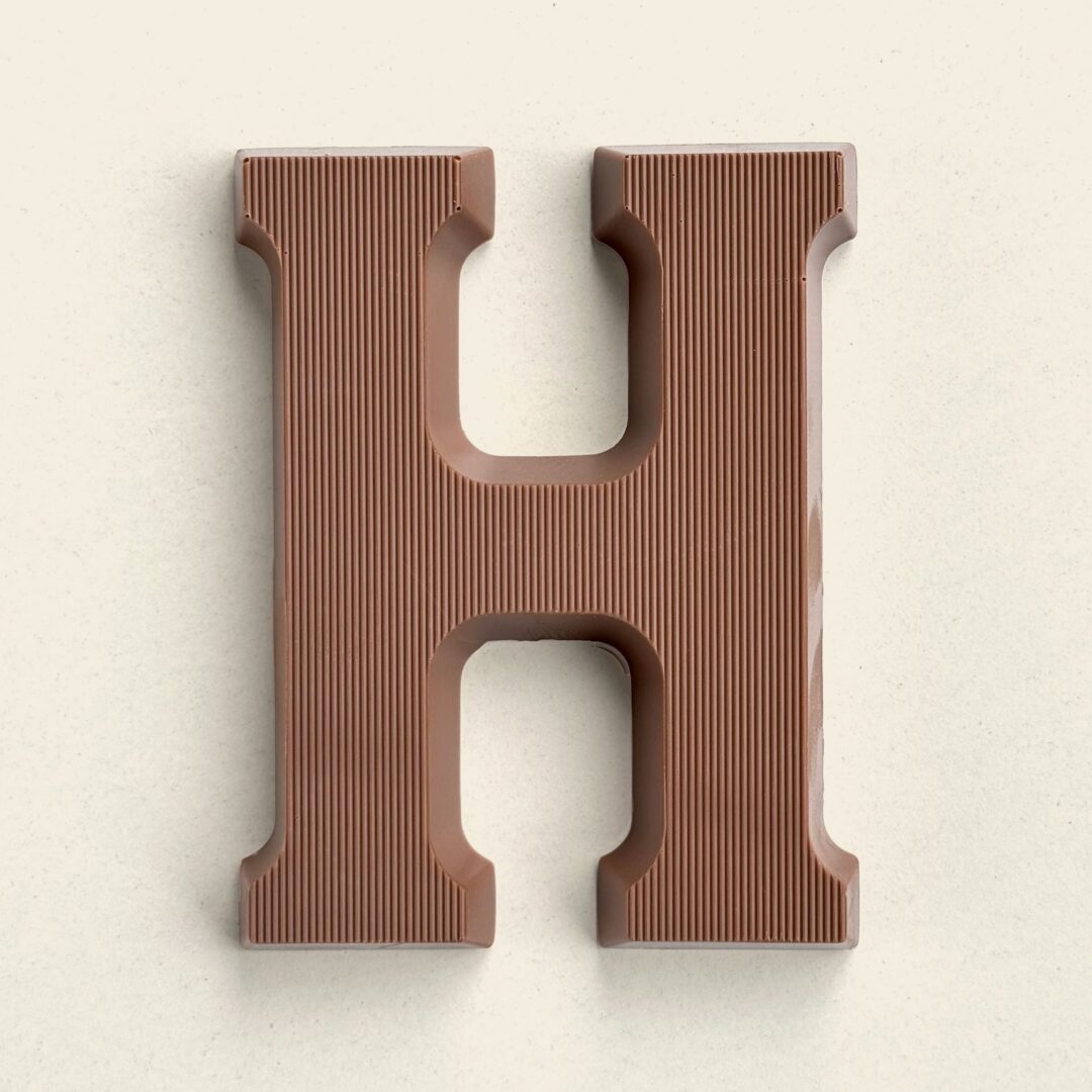 Chocoladeletter H Melk