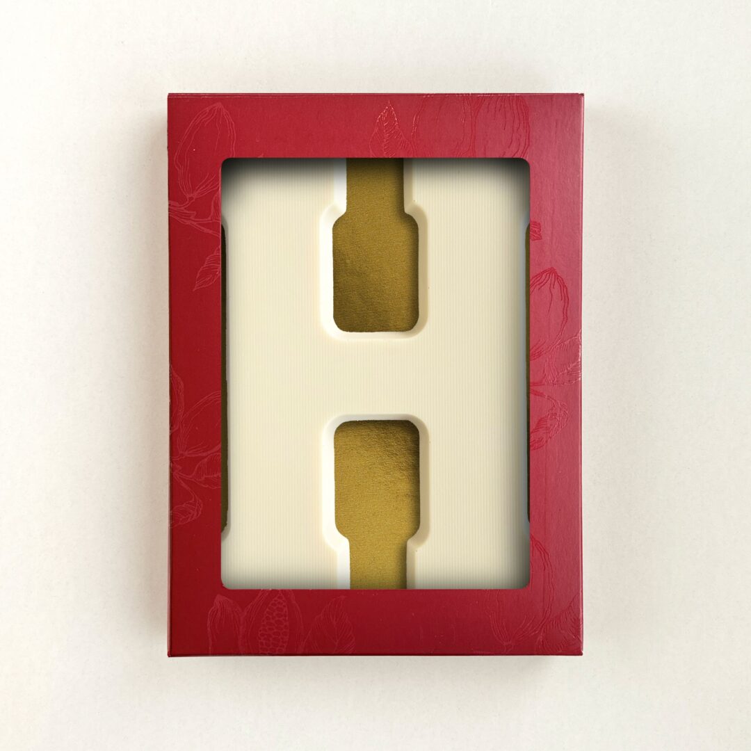 Chocoladeletter H Wit