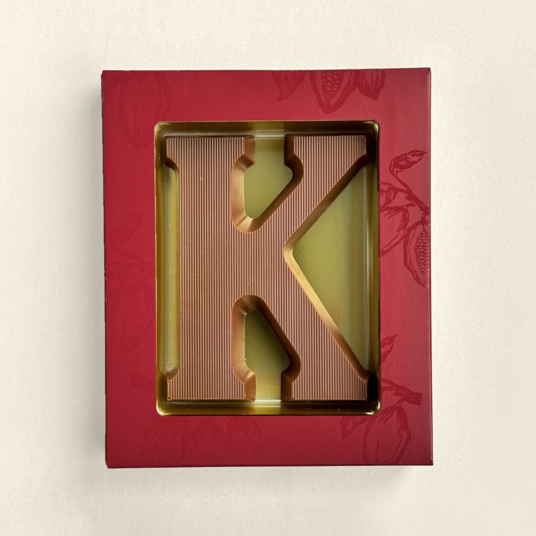 Chocoladeletter K Melk