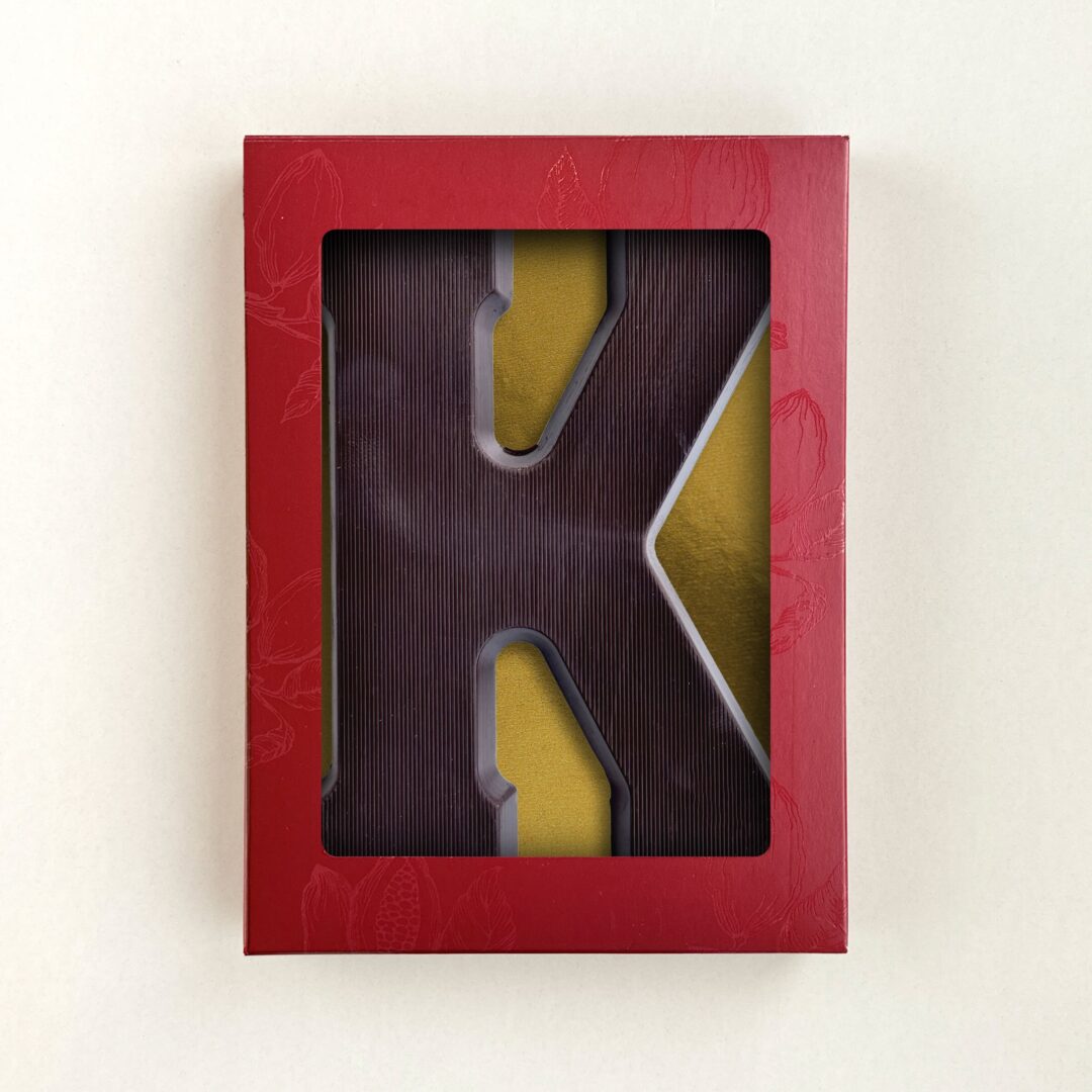 Chocoladeletter K Puur