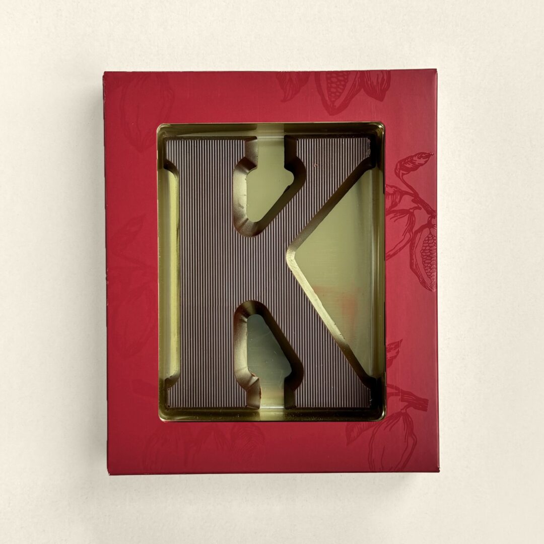 Chocoladeletter K Puur