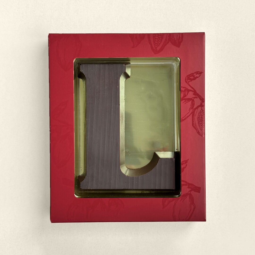 Schokoladenbuchstabe L Zartbitter