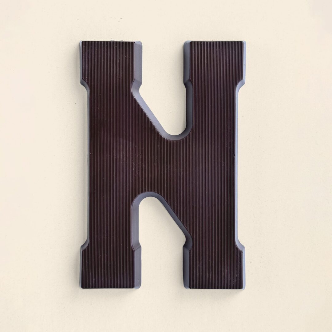 Schokoladenbuchstabe N Zartbitter