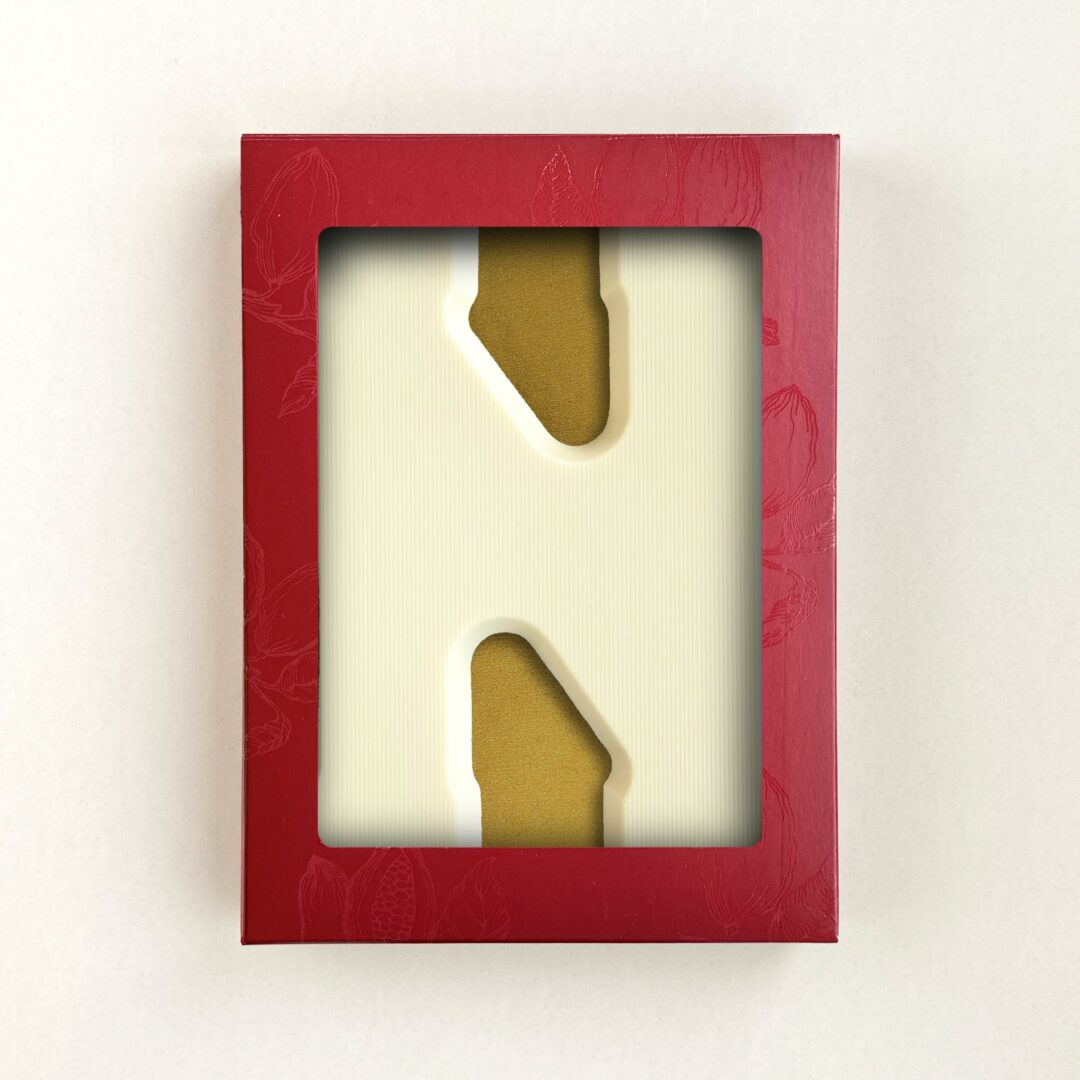 Chocoladeletter N Wit