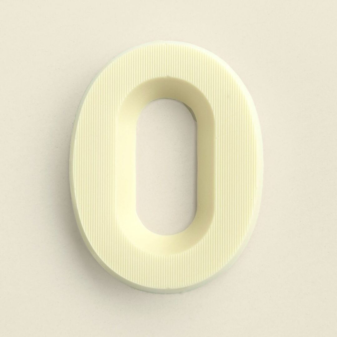 Chocoladeletter O Wit