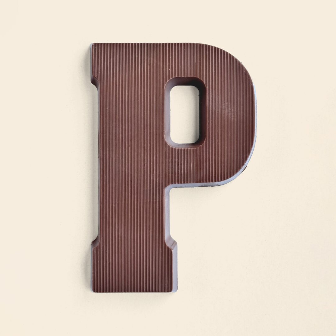 Chocoladeletter P Melk