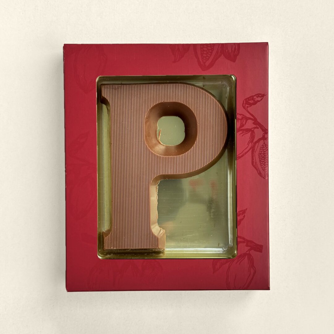 Chocoladeletter P Melk