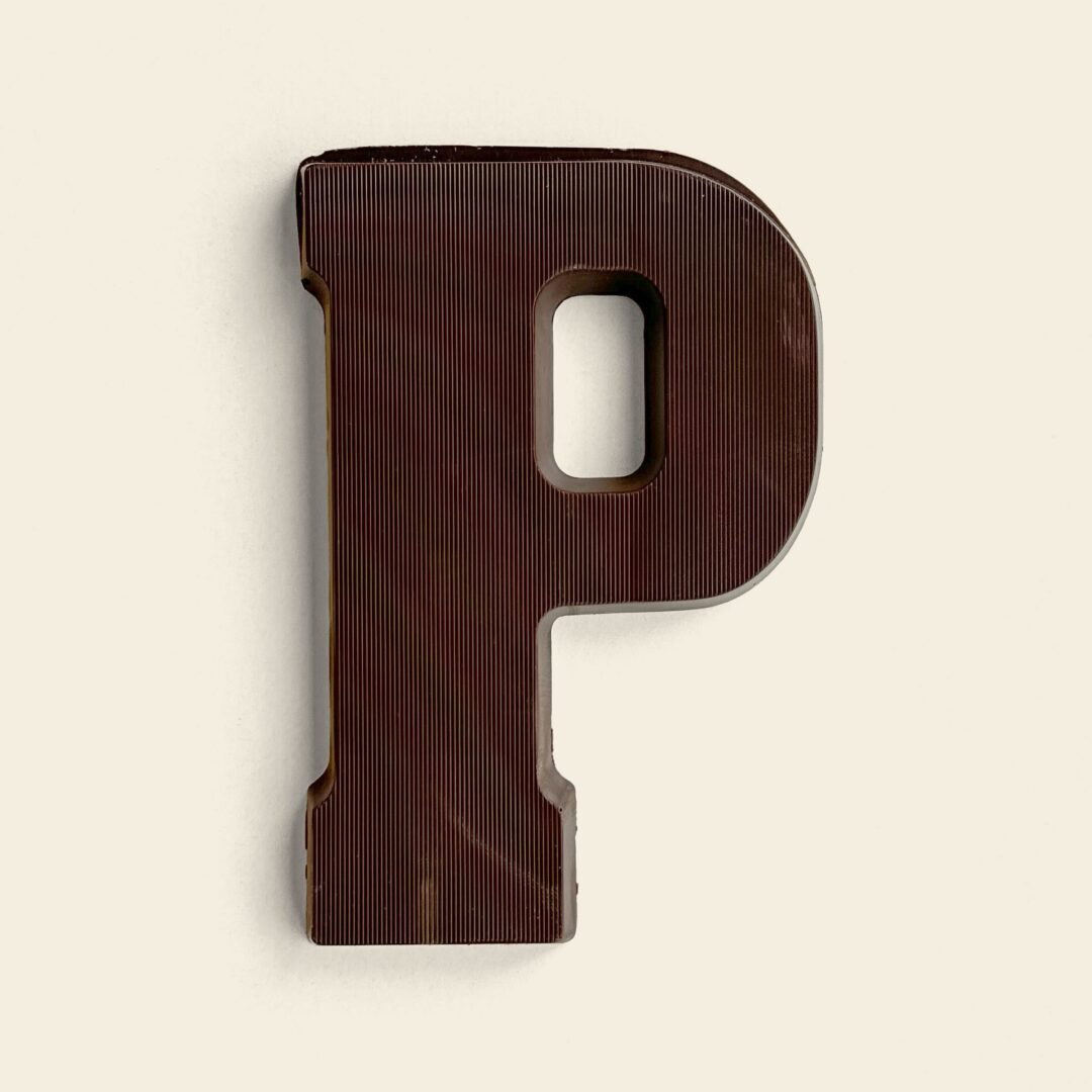 Chocoladeletter P Puur