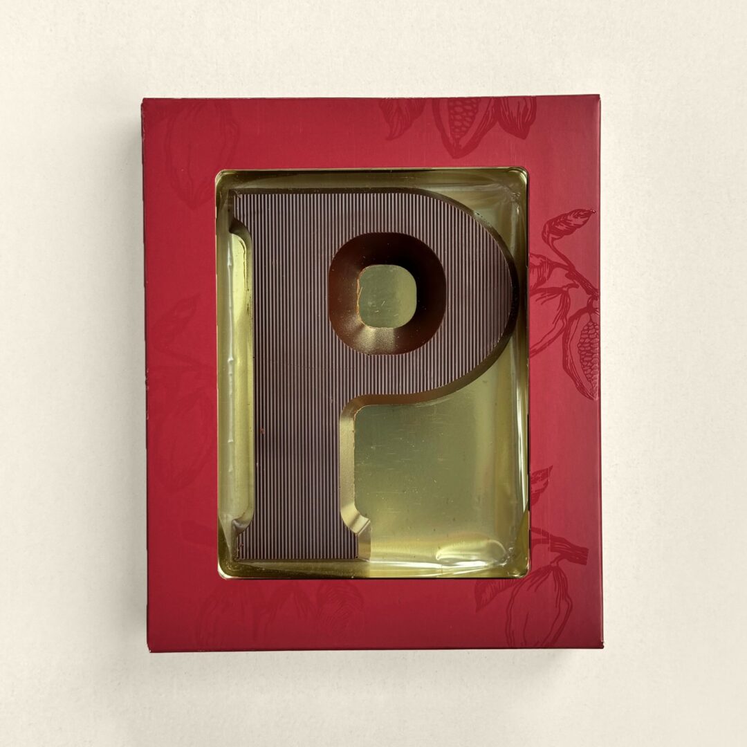 Chocoladeletter P Puur