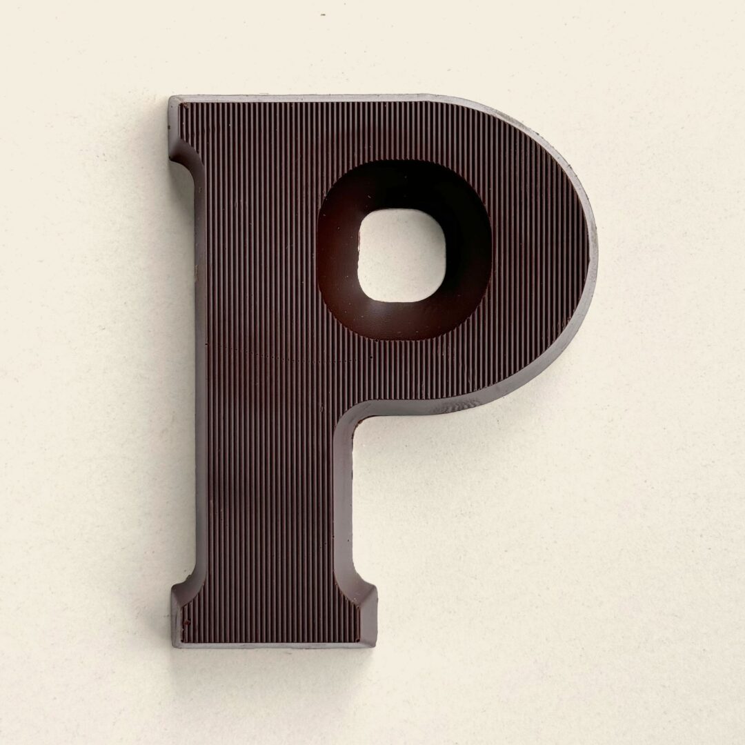 Chocoladeletter P Puur