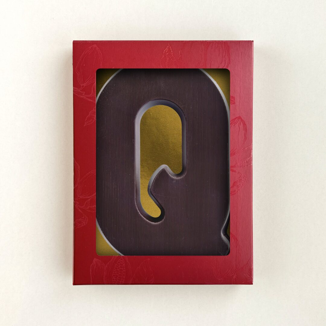 Chocoladeletter Q Puur