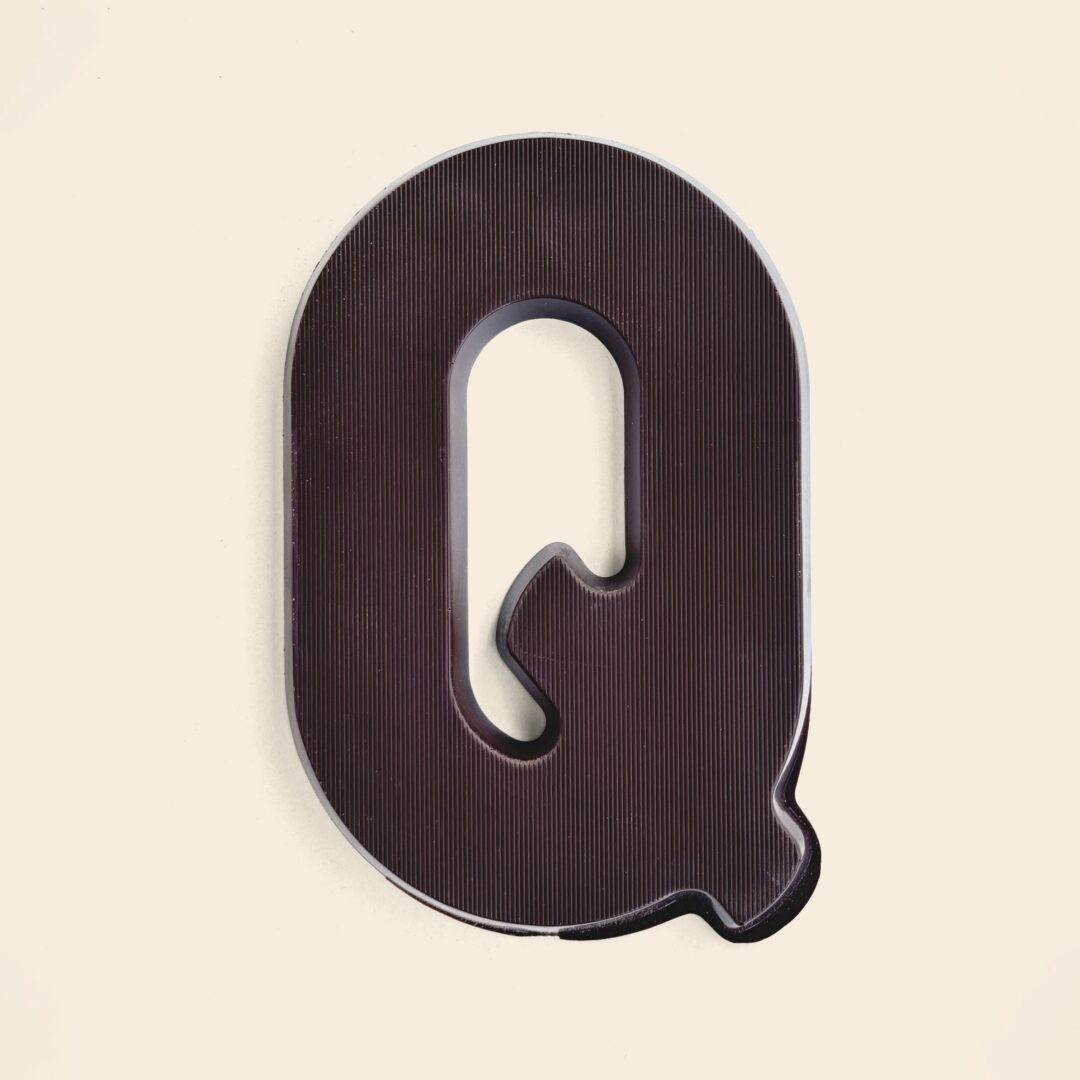 Chocoladeletter Q Puur