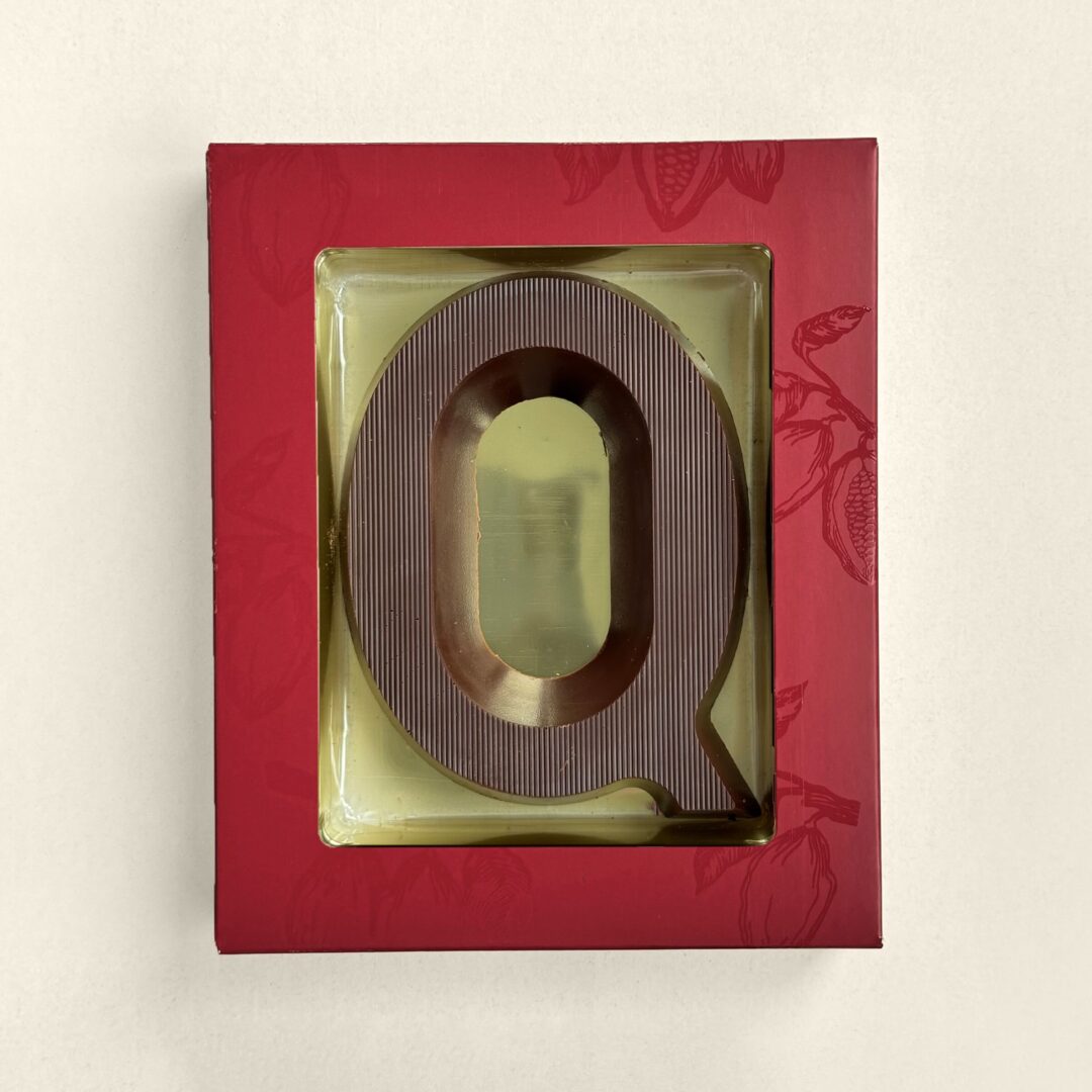 Chocoladeletter Q Puur