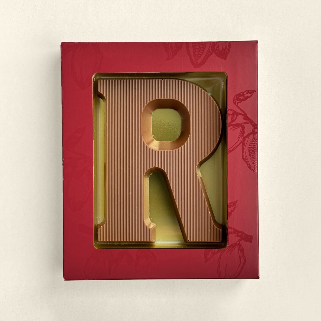 Chocoladeletter R Melk