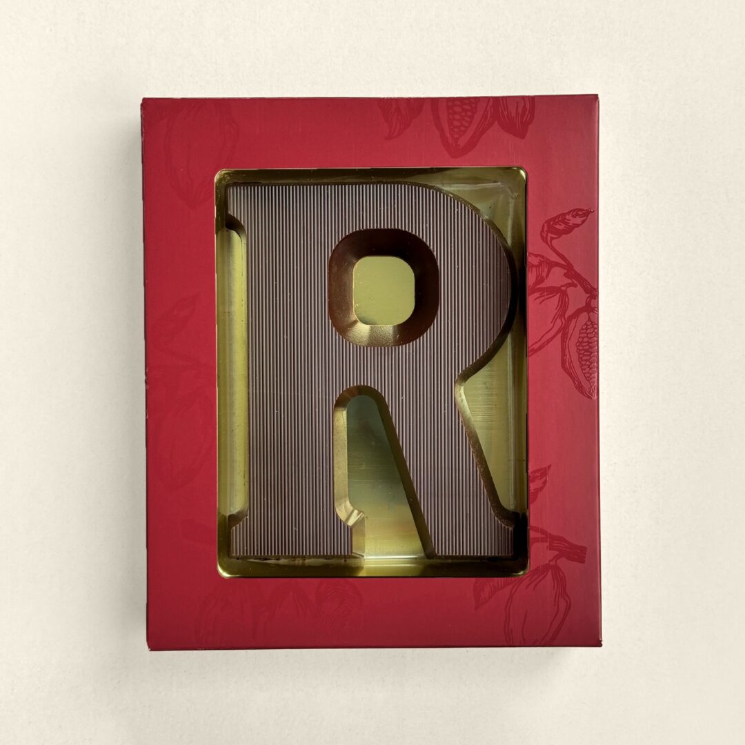 Chocoladeletter R Puur