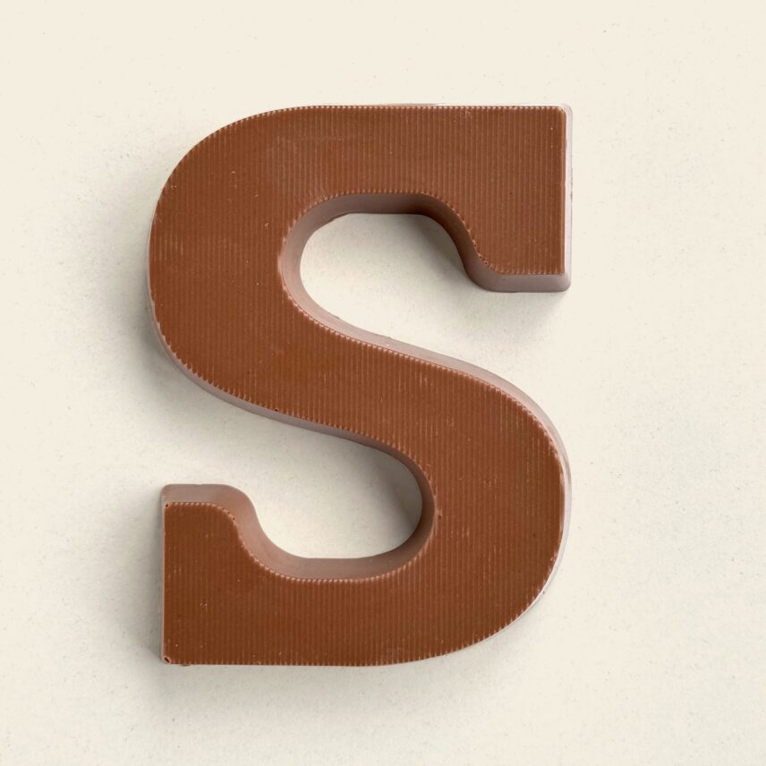 Chocoladeletter S melk 200g