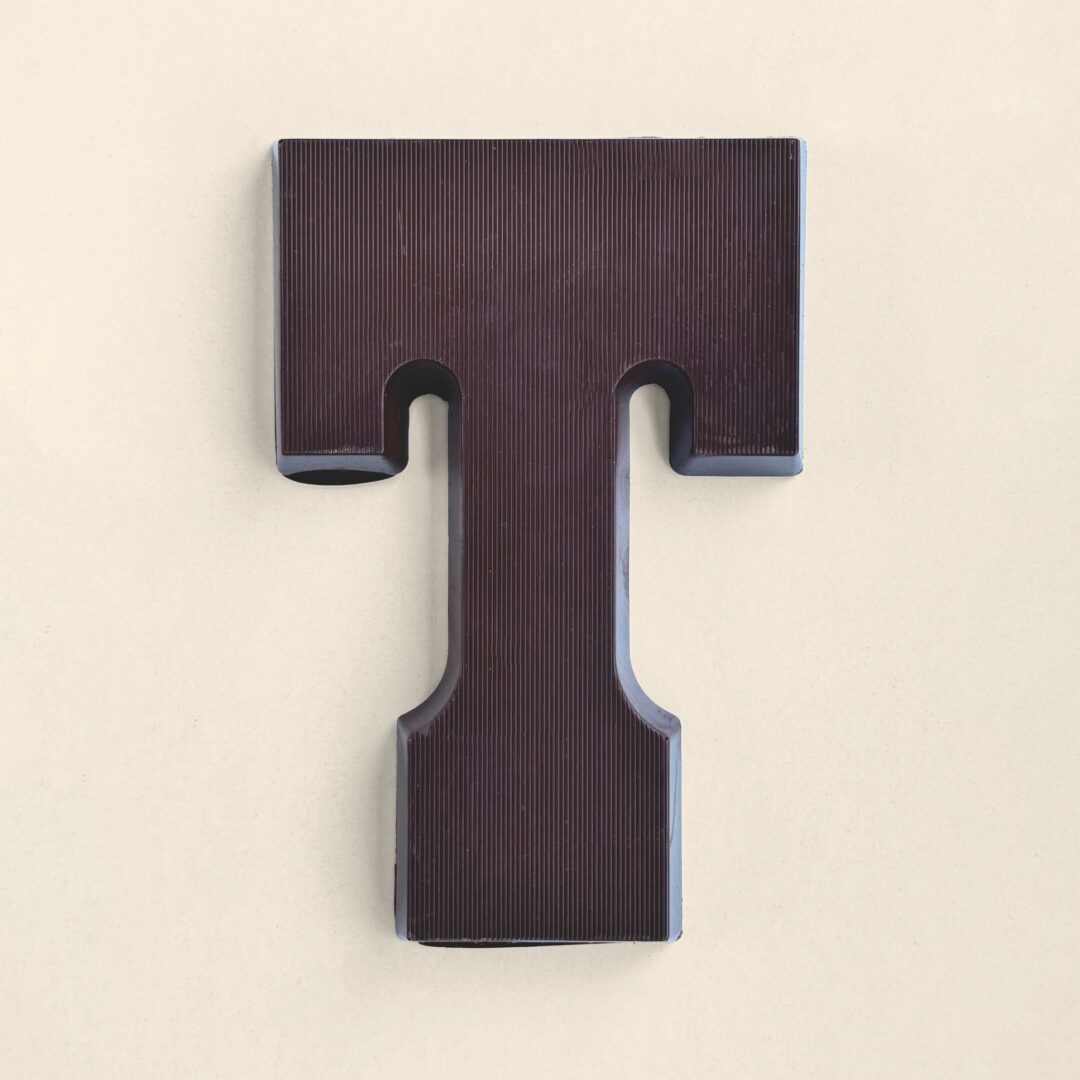 Chocoladeletter T Puur