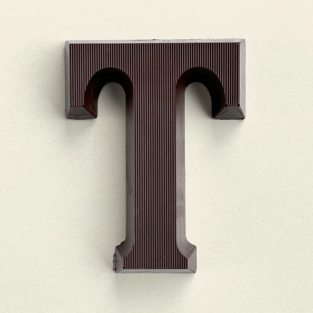 Chocoladeletter T Puur