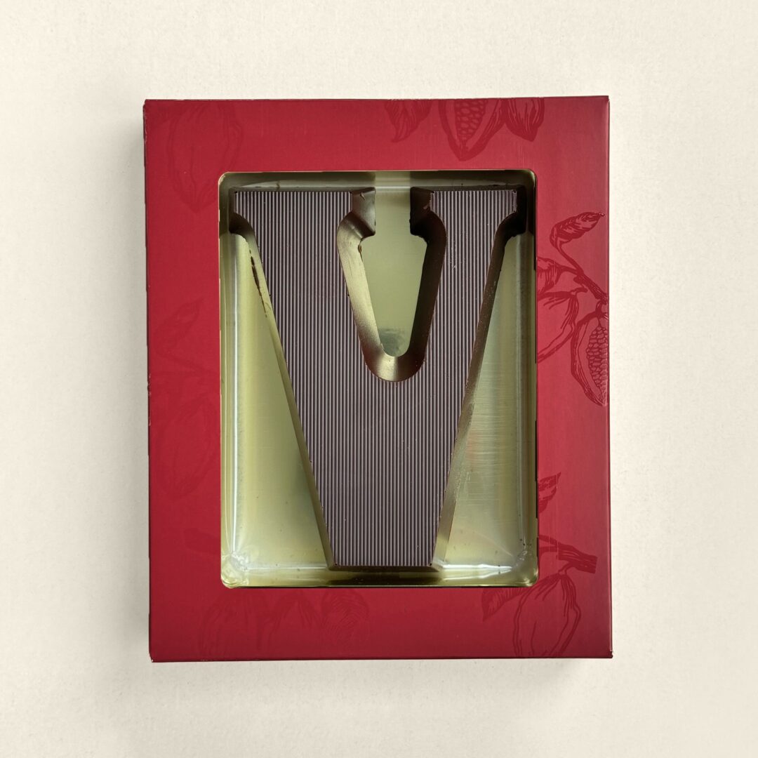 Chocoladeletter V Puur