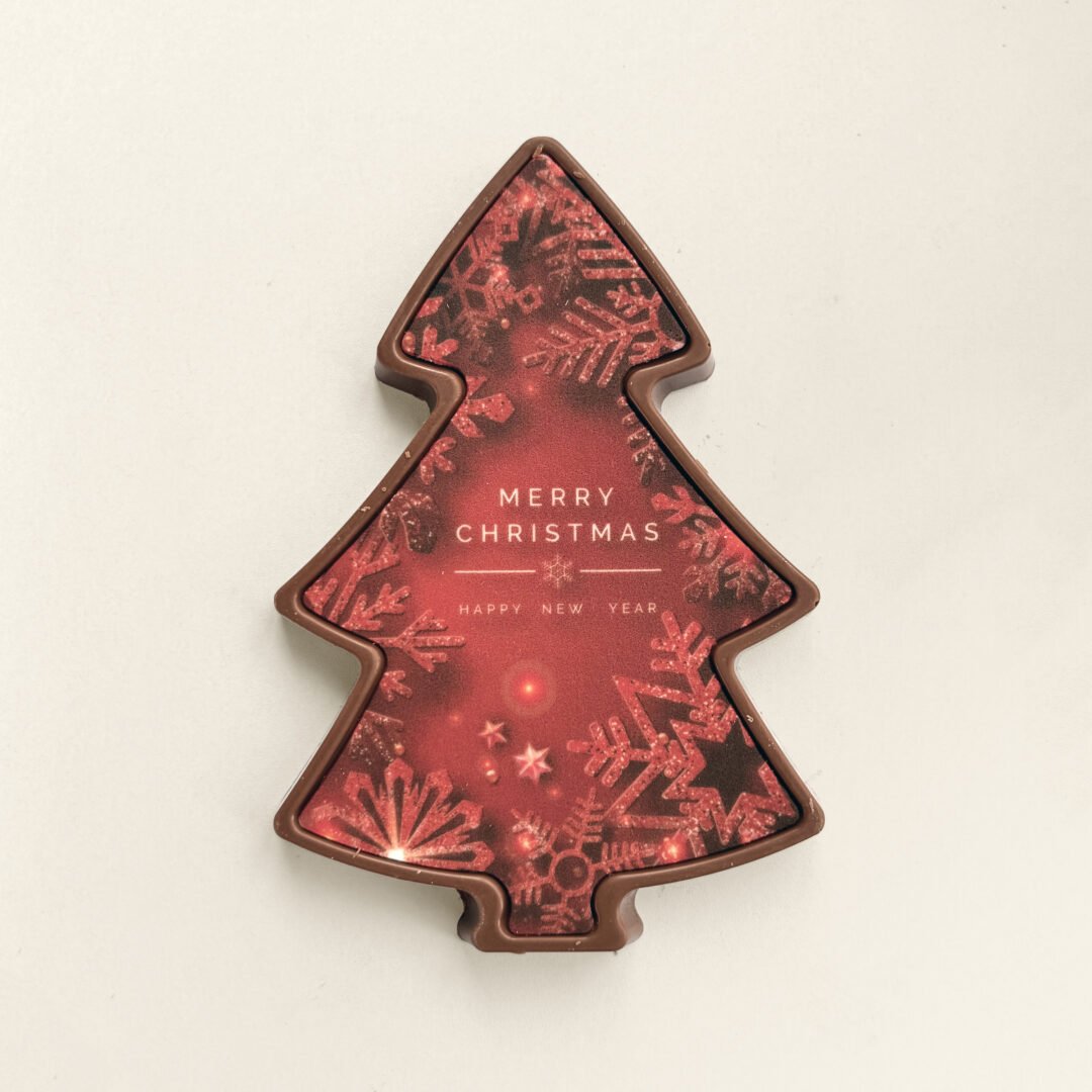 chocolade kerstboom kerst nieuwjaar