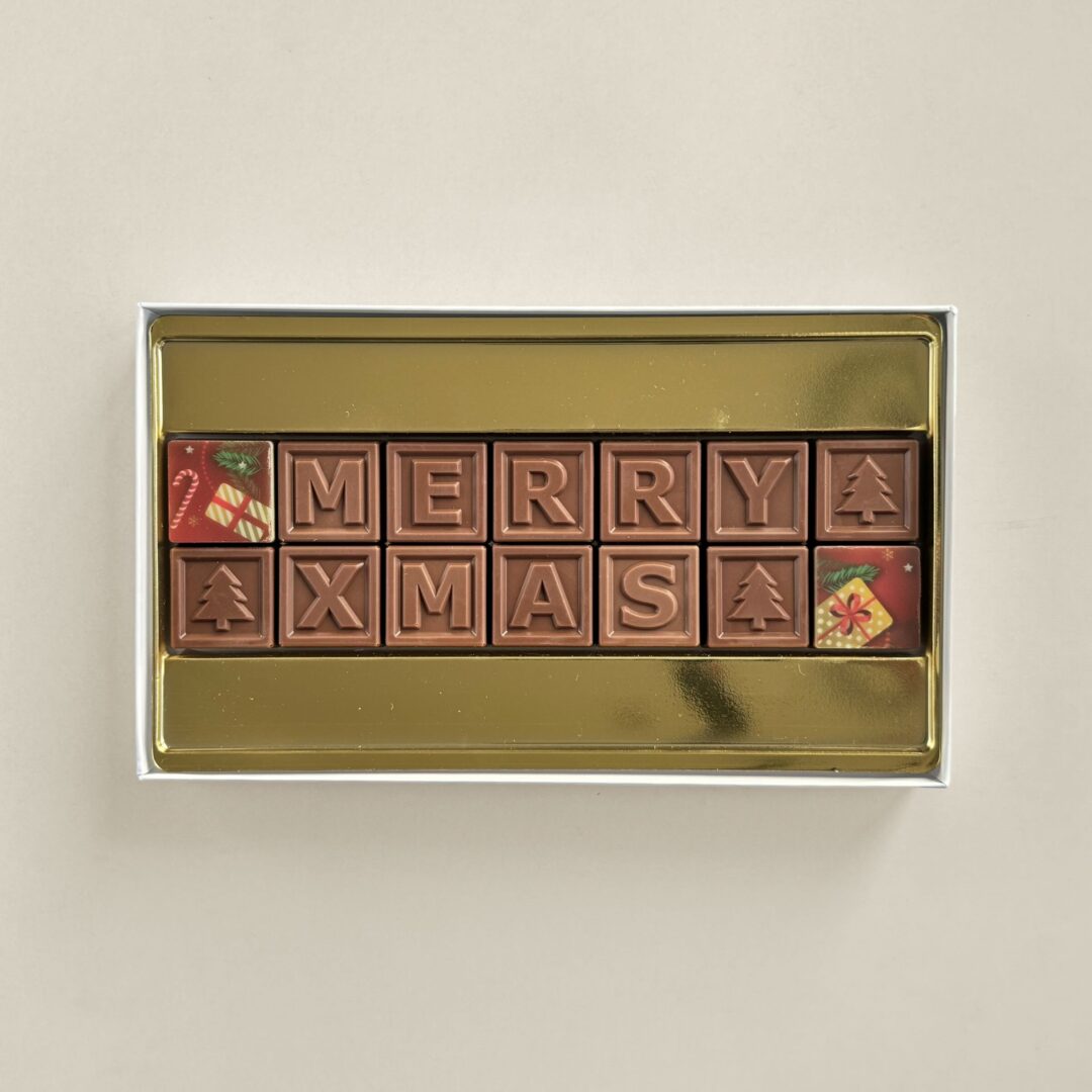 Schokotelegramm 14 Frohe Weihnachten