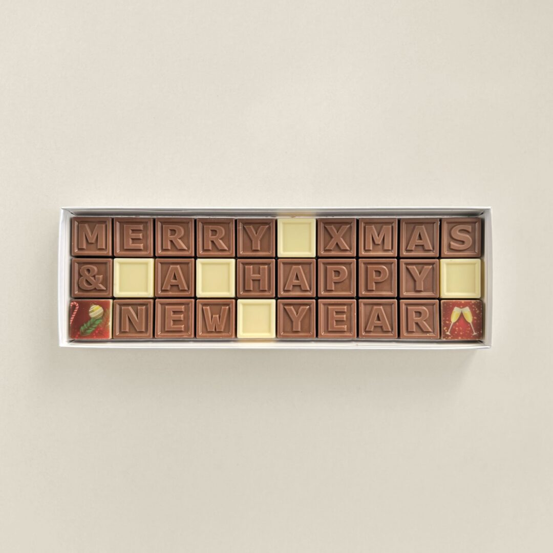 Chocotelegram kerst nieuwjaar