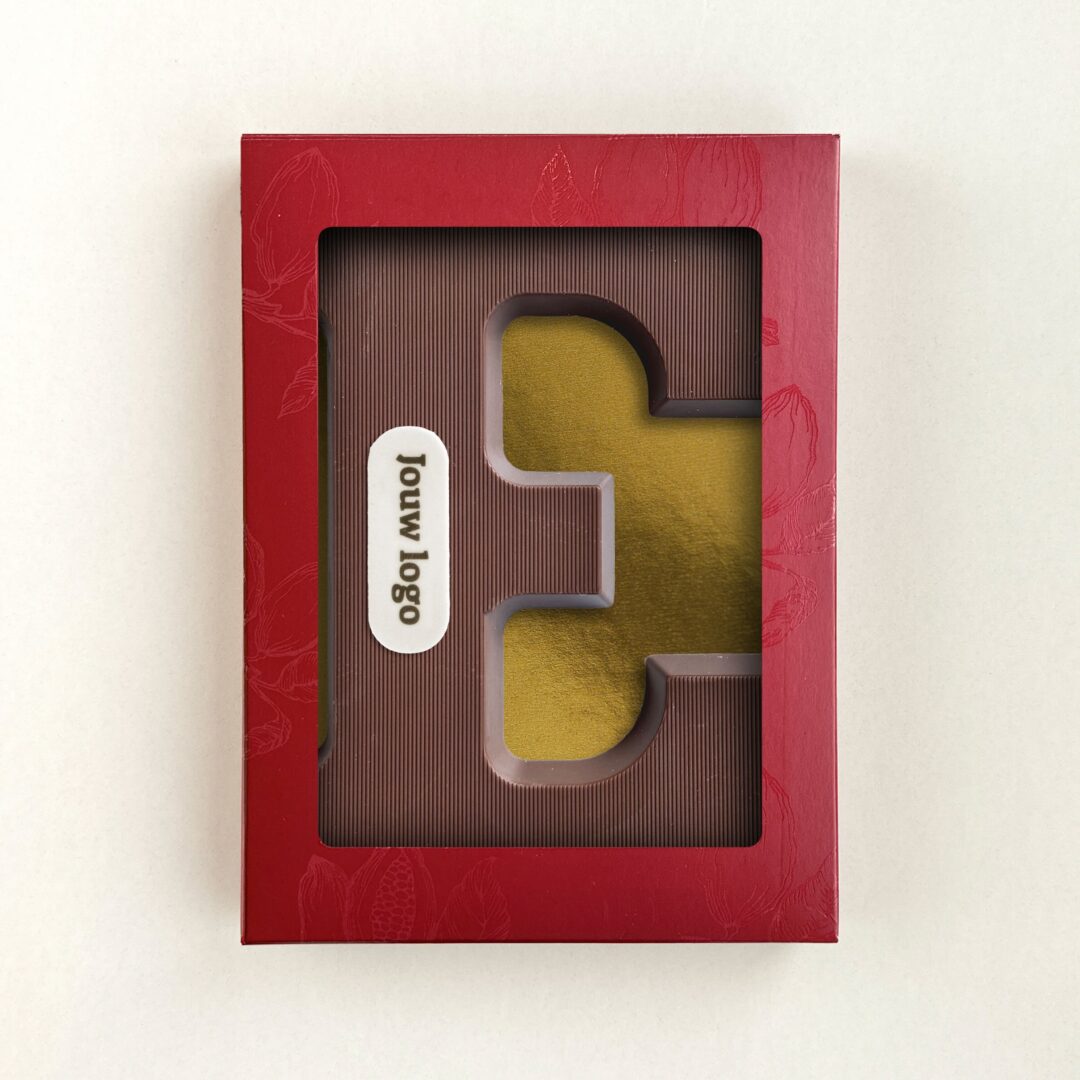 Chocoladeletter Eigen Logo E Melk