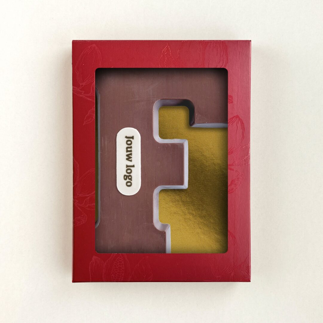 Chocoladeletter Eigen Logo F Melk